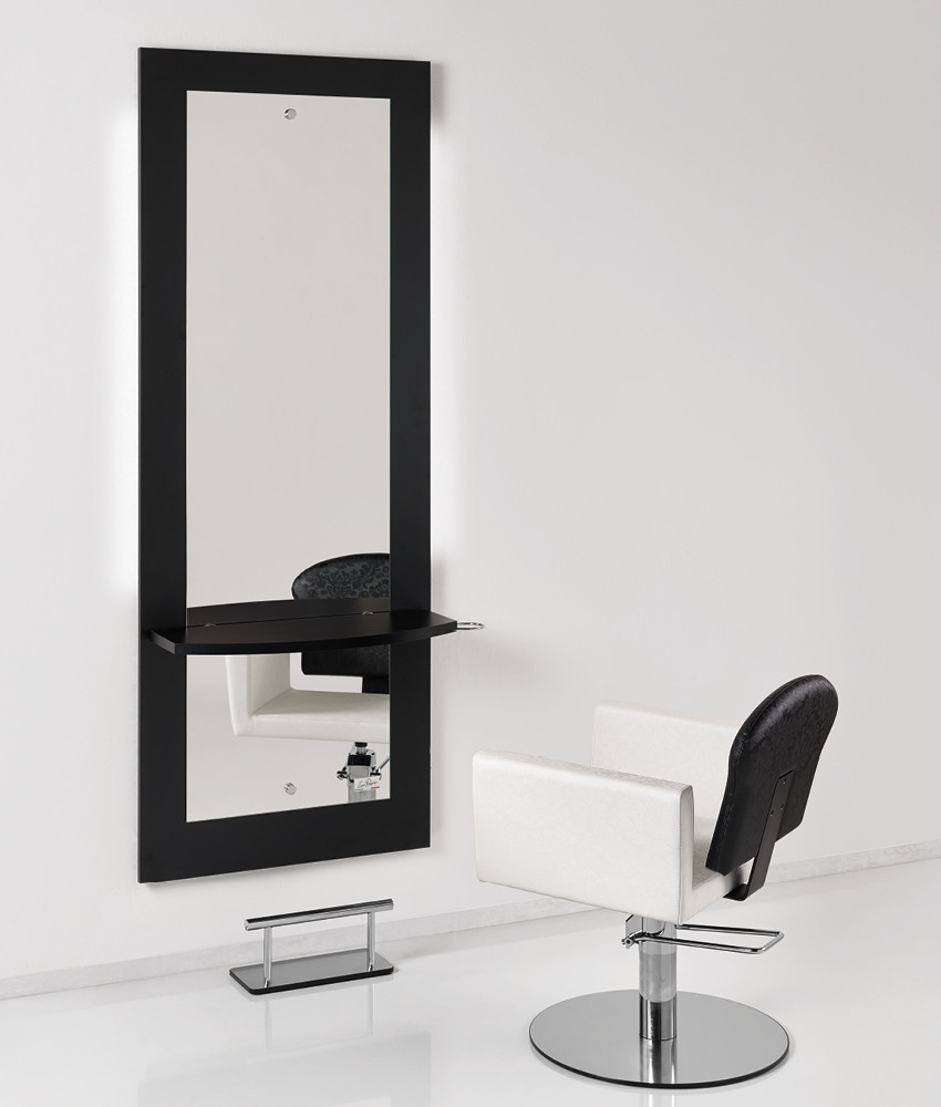 Hairdressing mirror: Melodia Led - In foto: LR/M050-D - Luca Rossini